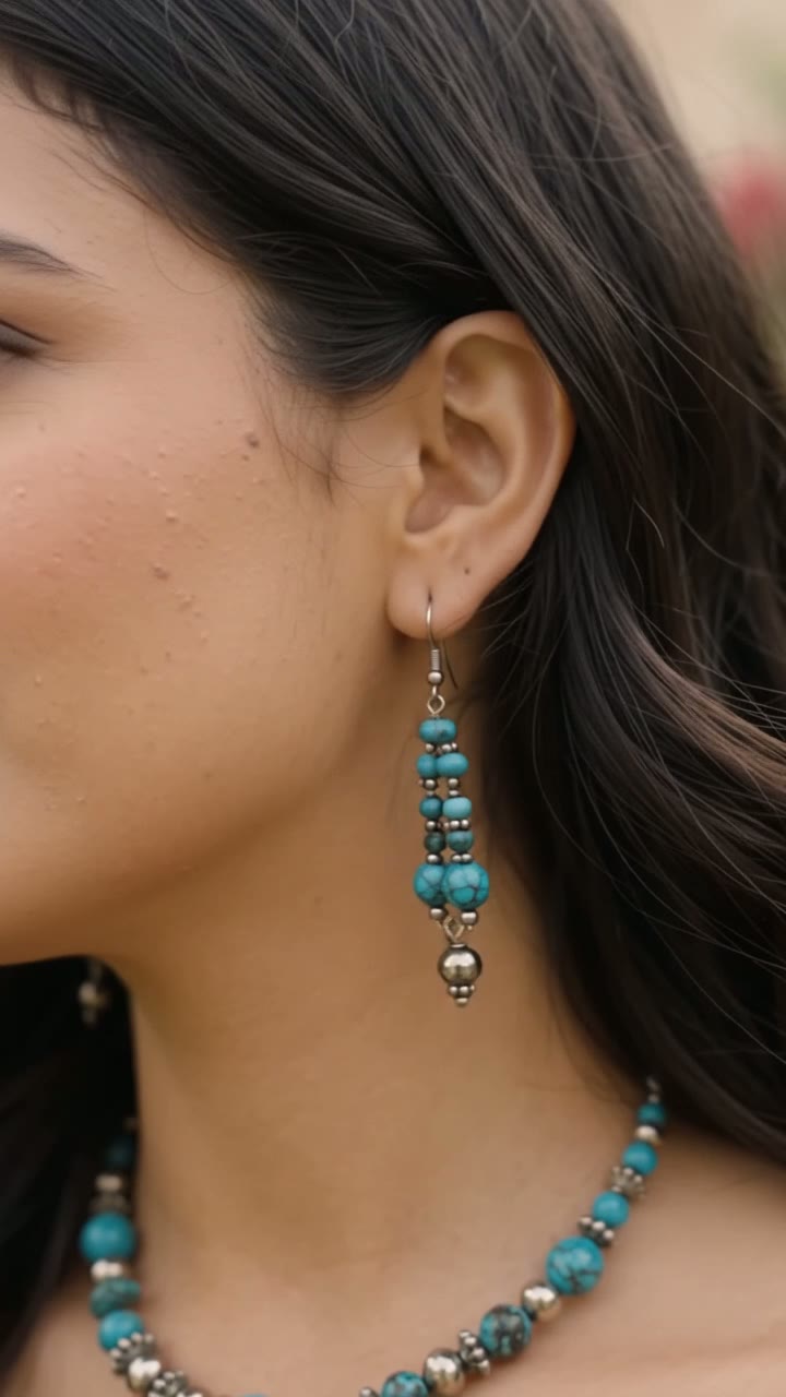 Turquoise Beaded Jewelry — Accessories UGC video thumbnail