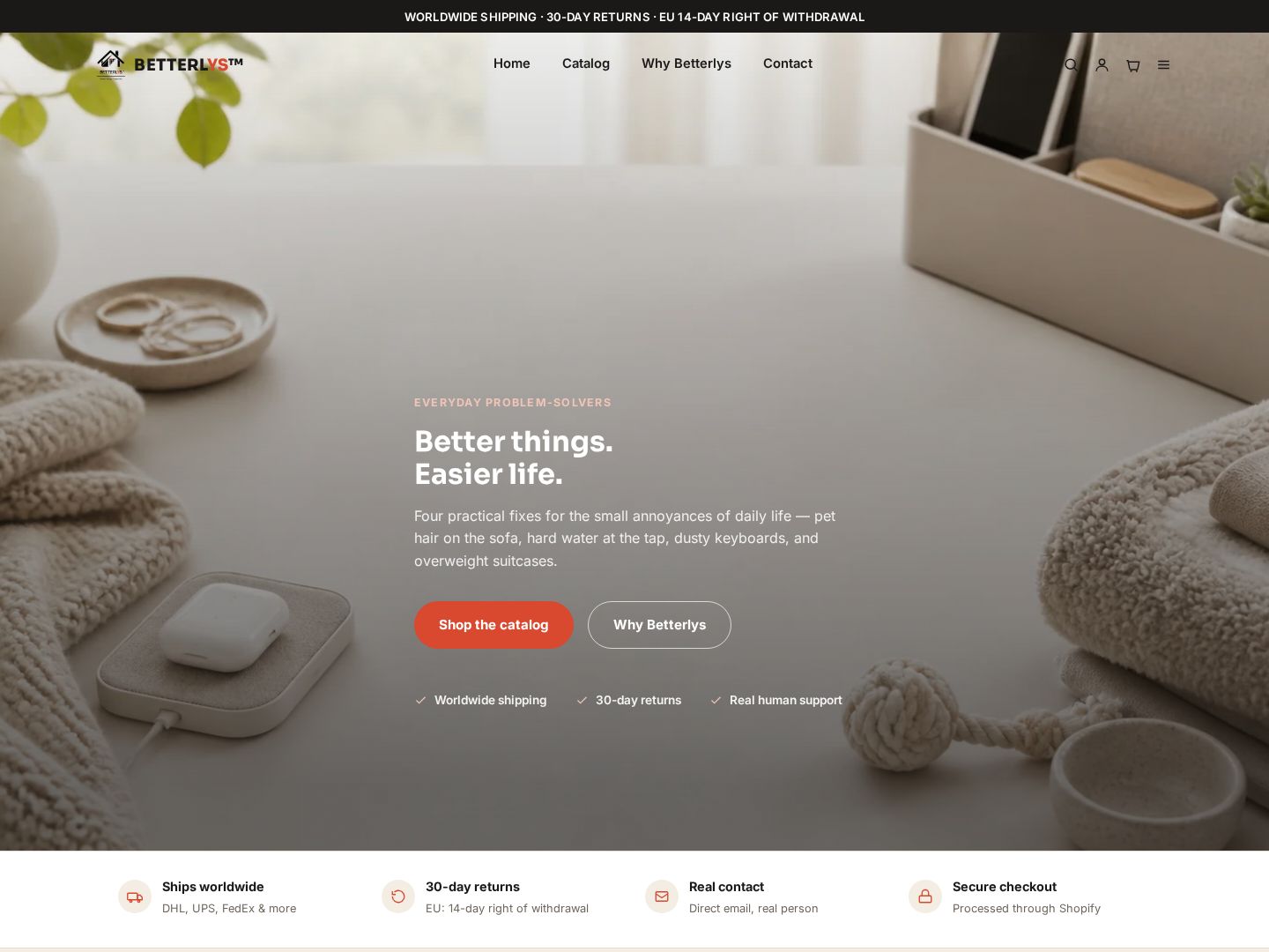 BETTERLYS™ storefront design concept